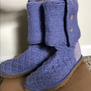 Women size 8, tall knit Uggs
